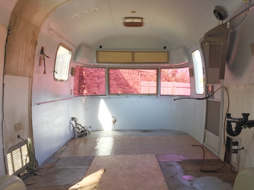 airstream argosy renovation goucho progress
